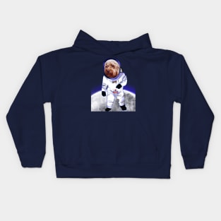 Doggy in Space - cute Cavoodle, Cavapoo, Cavalier King Charles Spaniel Kids Hoodie